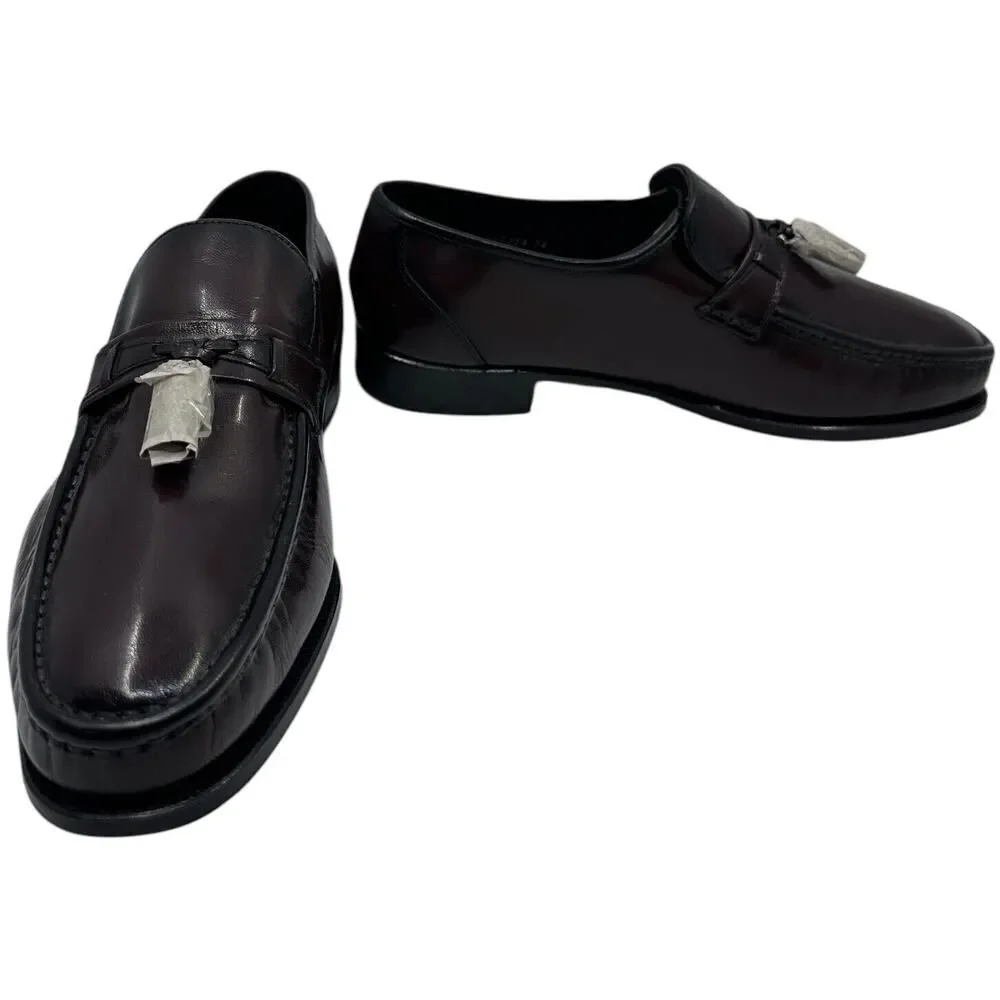 Florsheim Mens Shoes 11 3E Brown Leather Tassel Loafers Slip On Moc Toe 17090-18